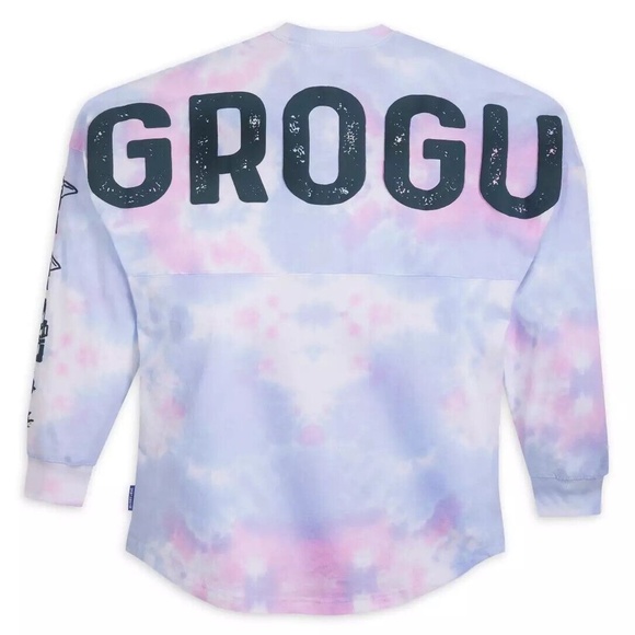 Disney Star Wars The Mandalorian Grogu Tie Dye Spirit Jersey Adult - NEW IN HAND - Picture 2 of 4